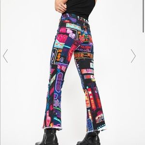 MIDNIGHT CITY FLARED JEANS